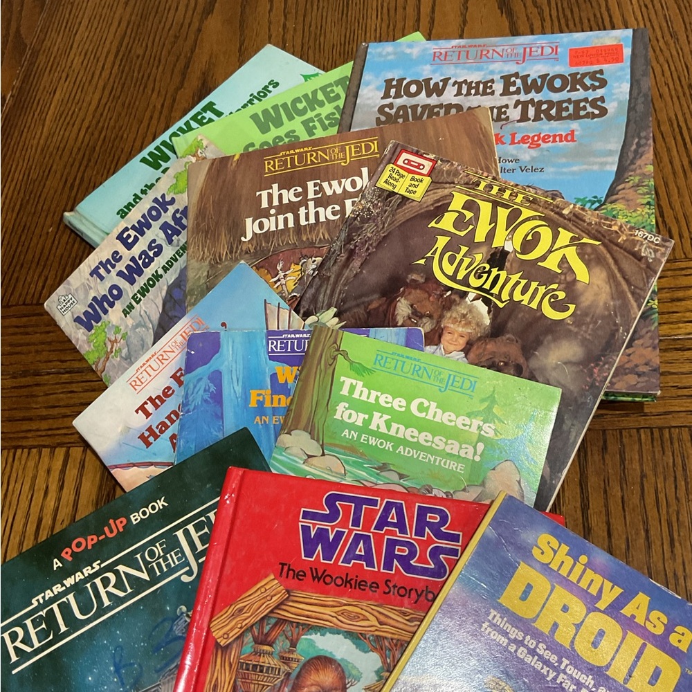 12 Star Wars & Ewoks books